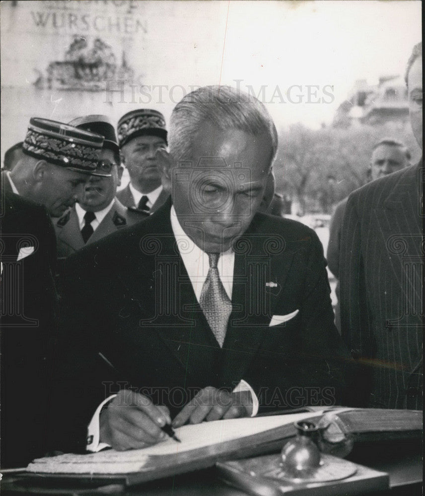 1955 Press Photo Marshal Pibul Songgram, Siamese Premier - KSB13289 - Historic Images