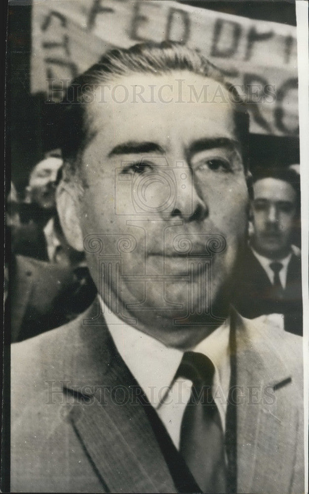 1970 Press Photo Bolivian Cabinet General David Lapurnte Soto Defense-Historic Images