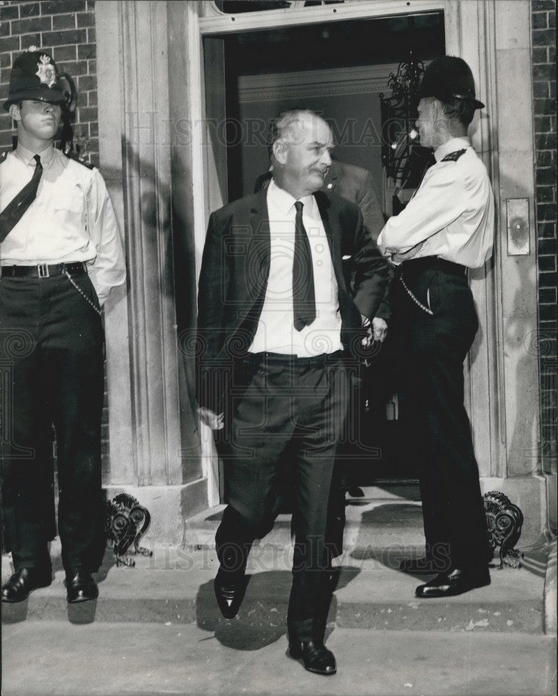 1969 Press Photo Hugh Scanlon Chief Amalgamated Union Engineering Foundry London-Historic Images