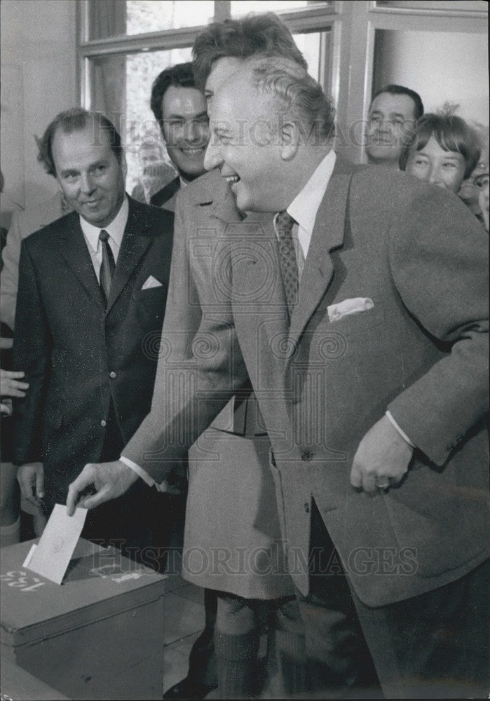 1969, Chairman of the FDP Walter Scheel - KSB13531 - Historic Images