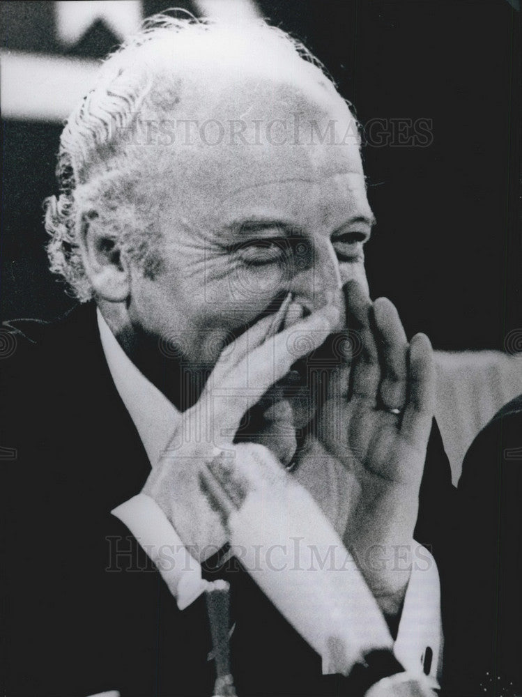 Press Photo Foreign Minister West Germany Walter Scheel Free Democratic Party - Historic Images