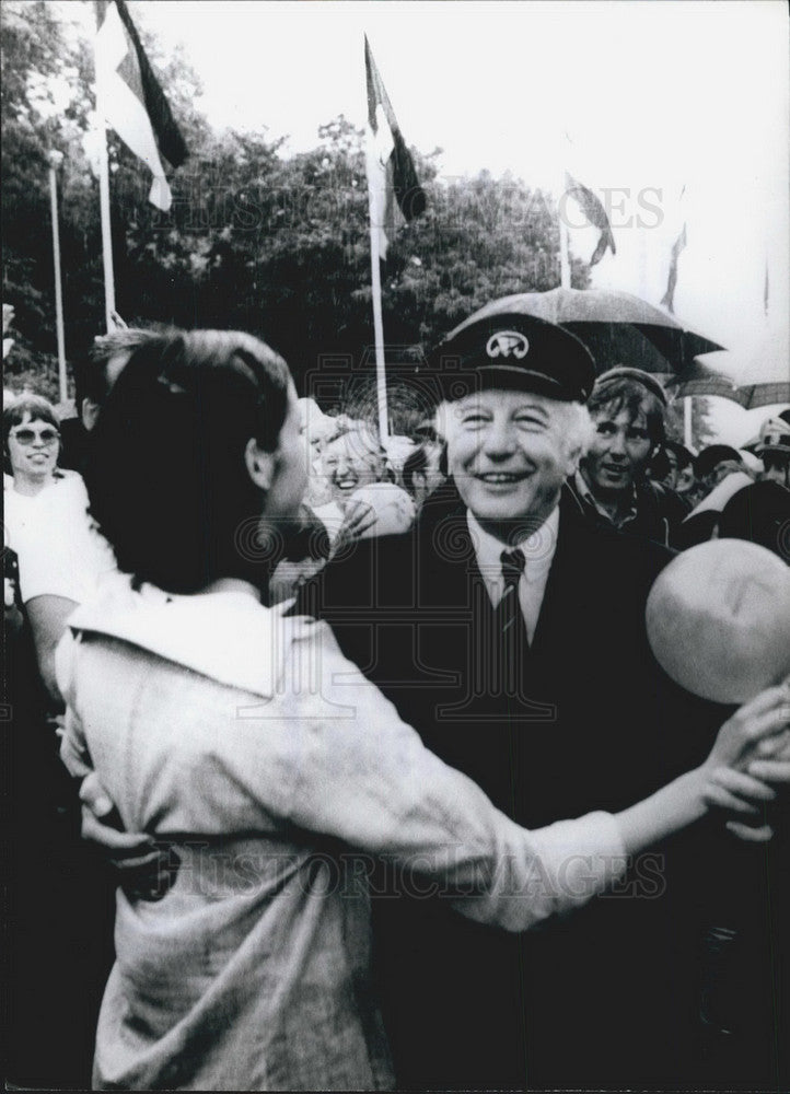 1978 West German Walter Scheel Visiting Kieler Woche Race - Historic Images