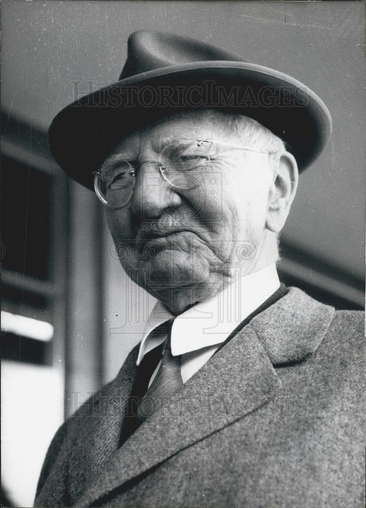 1970 Press Photo Hjalmar SCHACHT - Historic Images