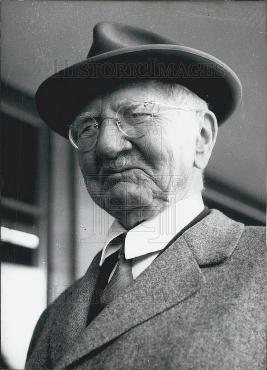 1970 Press Photo Hjalmar SCHACHT - Historic Images