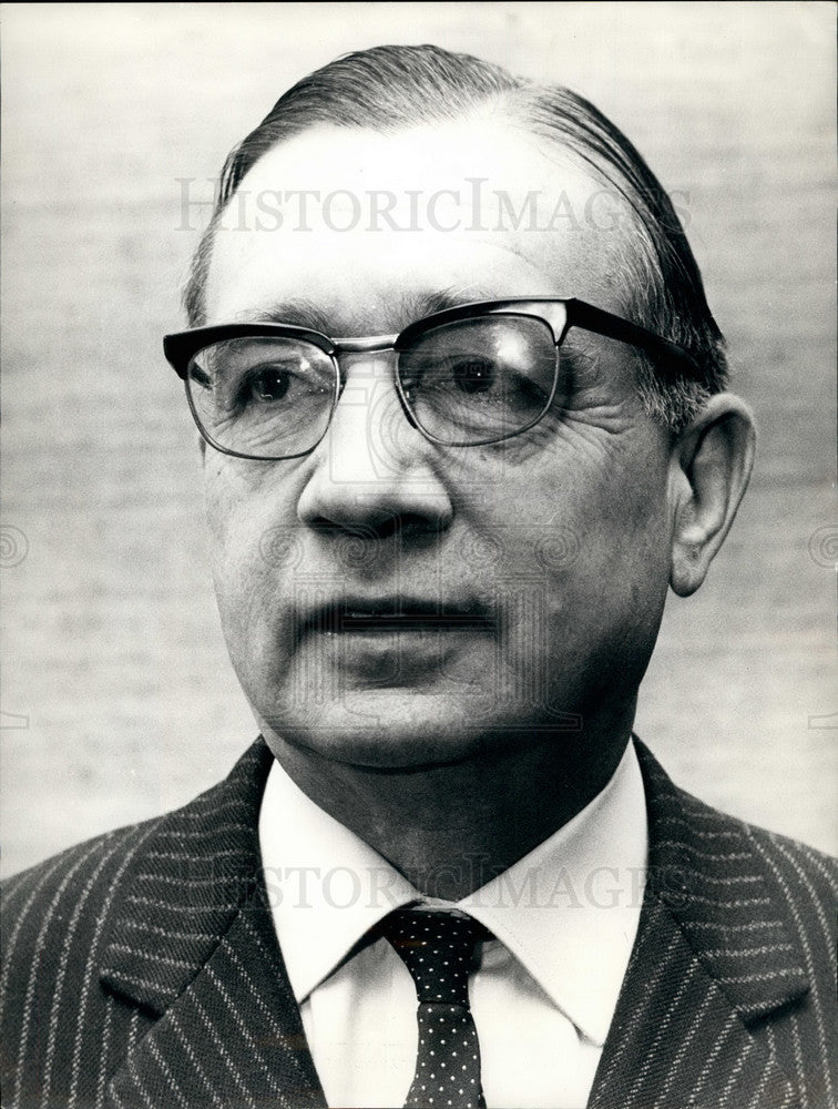 1970 Swiss MP James Schwarzenbach  - Historic Images