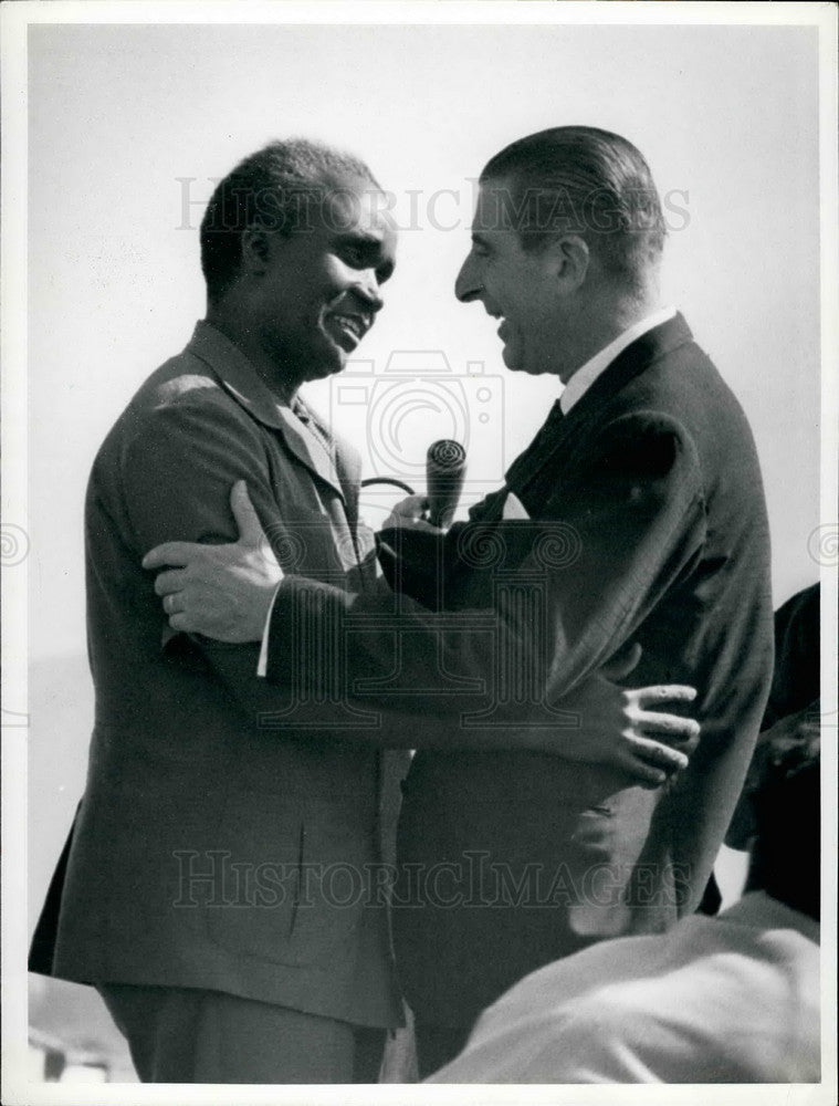 1966 Zambian President Kenneth Kaunda Chilean Eduardo Frei Montalva - Historic Images