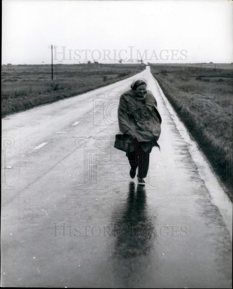 1960 Dr Barbara Moore, 1000 Mile March  - Historic Images