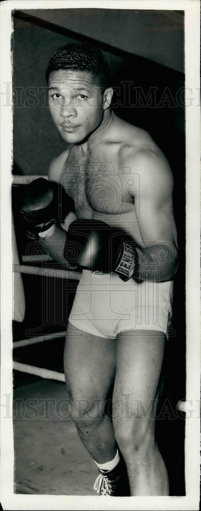 Press Photo Yolande Pompey To Meet Archie Moore - Historic Images