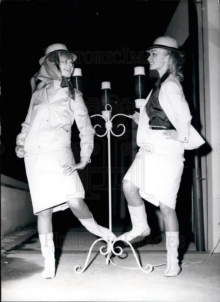 1964 Press Photo Munich Fashion House Fischer, German Fashion - KSB14399 - Historic Images