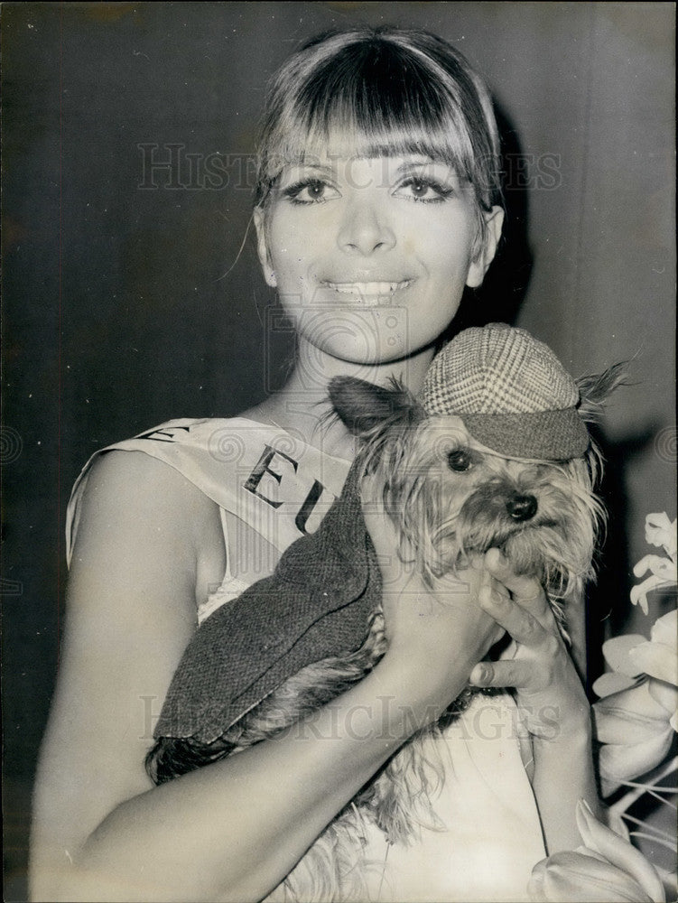 1966 Press Photo Miss Eurofashion Dupuis - Historic Images