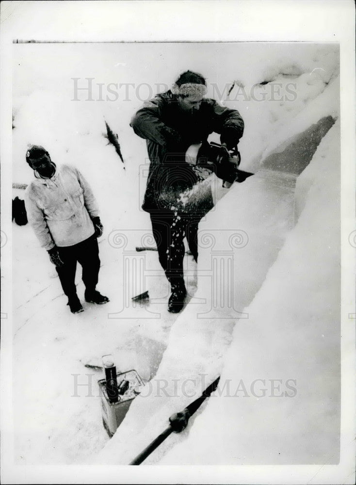 Press Photo Svartis Glacier, Black Glacier - KSB14775-Historic Images