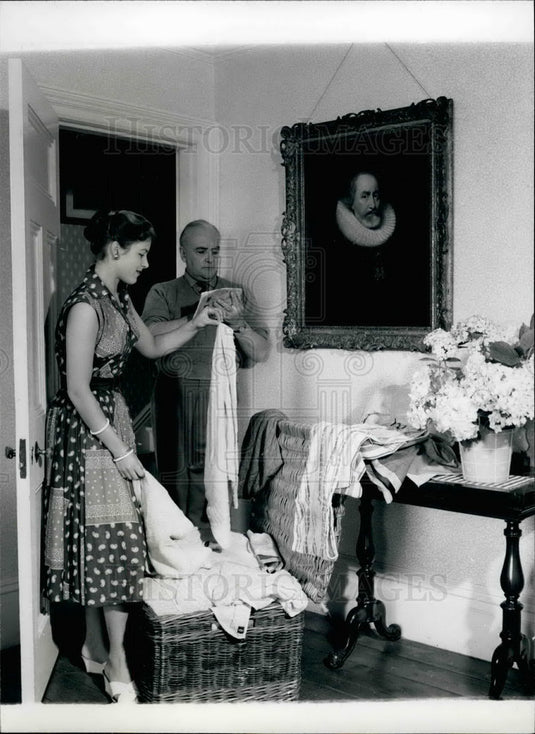 Press Photo Viscount Falkland and his Lady - Historic Images