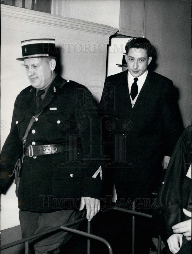 1957 Press Photo Francis Bodenan, Accused Murderer - Historic Images