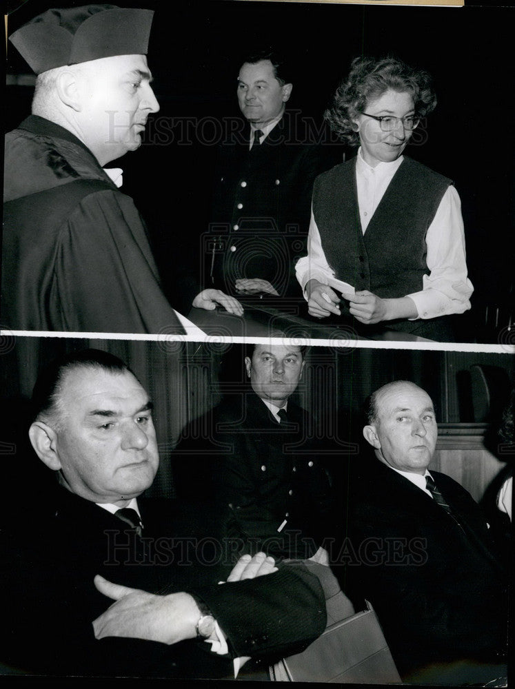 1957, Fraeulein Sonntag in Munich's jury trial - KSB15025 - Historic Images