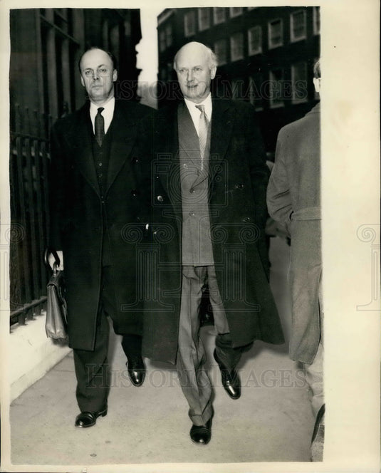 1957 Mr. Daniel Meinertzhagen and Mr. Thomas Henry Brand, - Historic Images