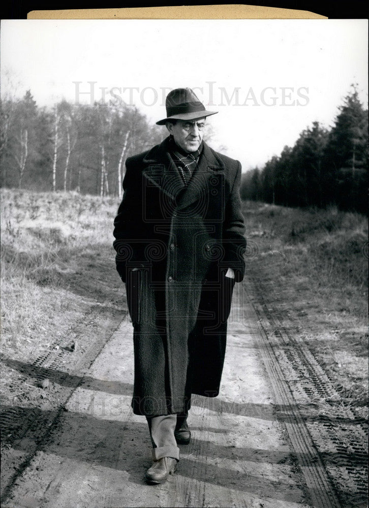 1958 Press Photo Hans Hallman, Son of Missing Couple - Historic Images