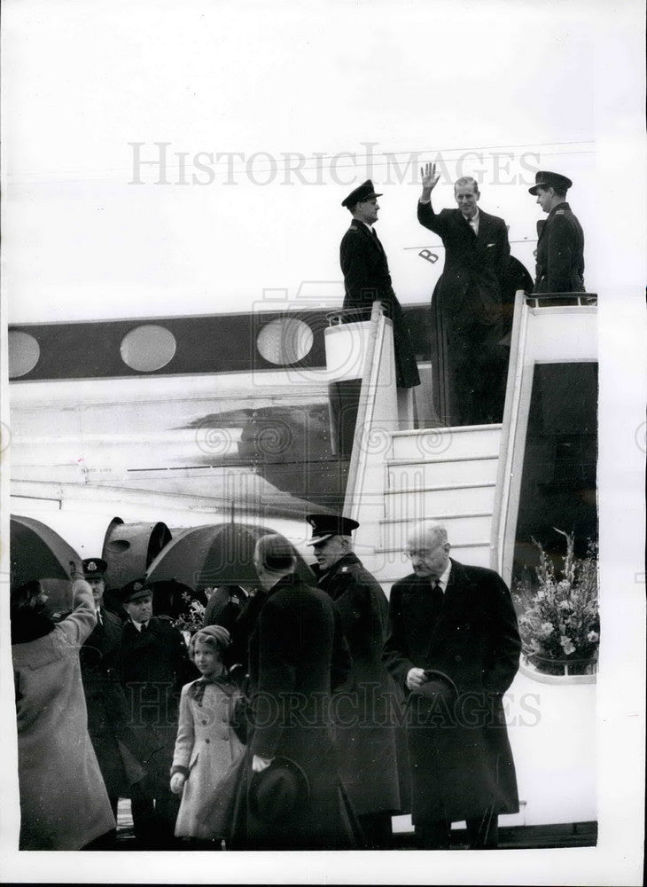 1959 Press Photo Duke of Edikburgh leaves on world tour - KSB15149 - Historic Images