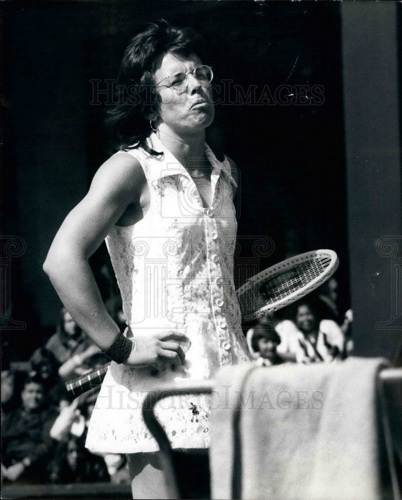 1974 Billy Jean King beaten by Mrs. Morozova - Historic Images