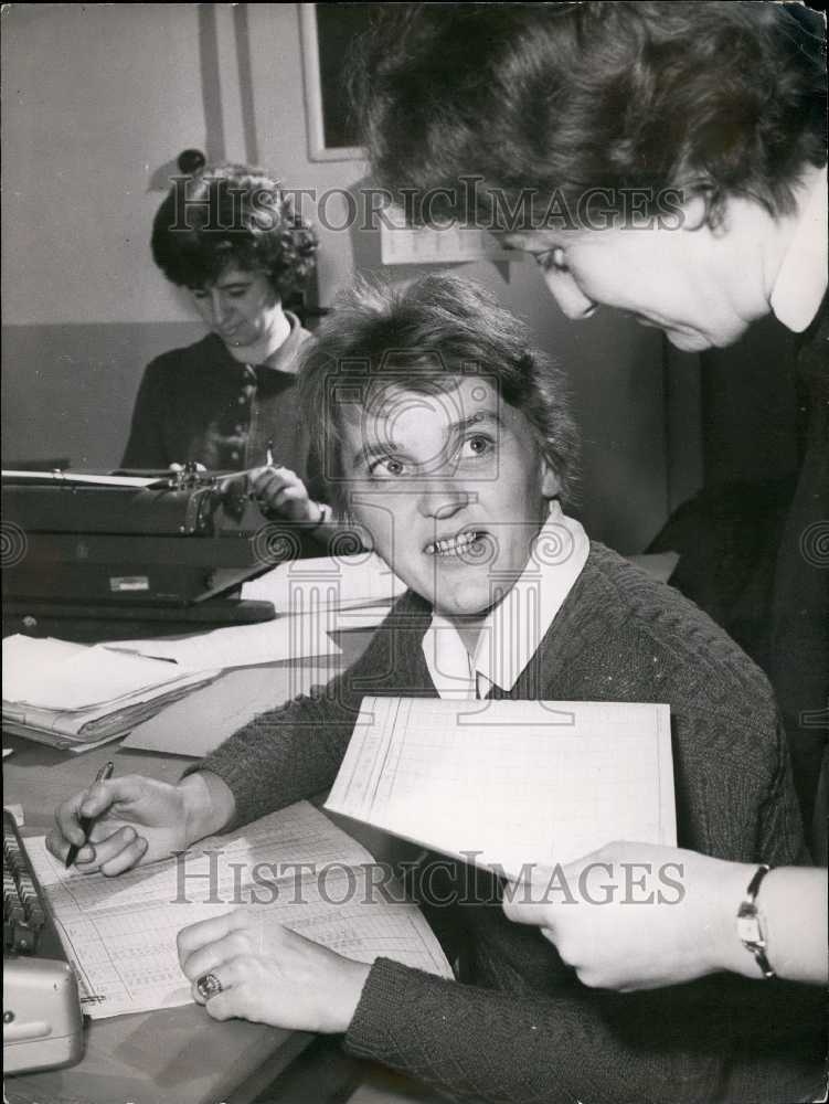 1964 Press Photo Inge Schanding - Successful German Handball Player - Historic Images