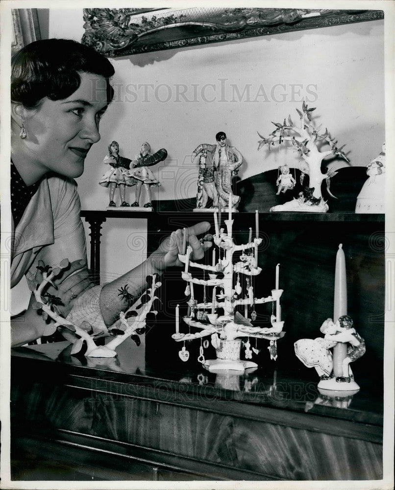 Press Photo Miss Vida Brook,pottery maker - Historic Images