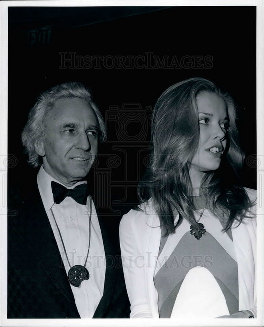 1974 Press Photo Mr. & Mrs. Huntington Harford, Businessman & Filmmaker - Historic Images