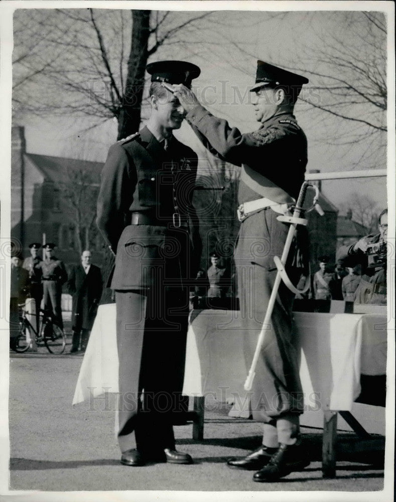 1955, Duke of Edinburgh attends St. David's Day Ceremonies - Historic Images