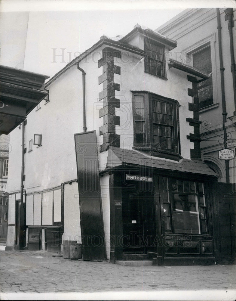 Press Photo The Old Market Cross House in Bradbury - KSB16807 - Historic Images