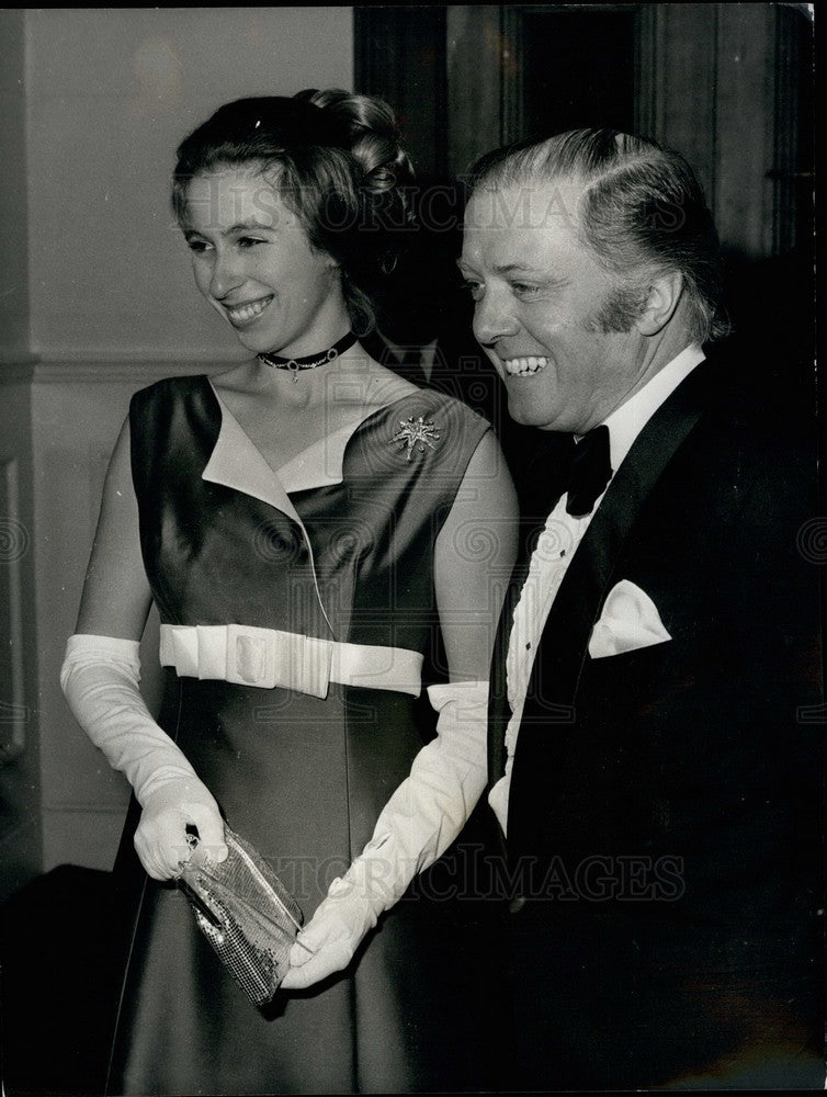 1971 Princess Anne Richard Attenborough Director Society Film Awards - Historic Images