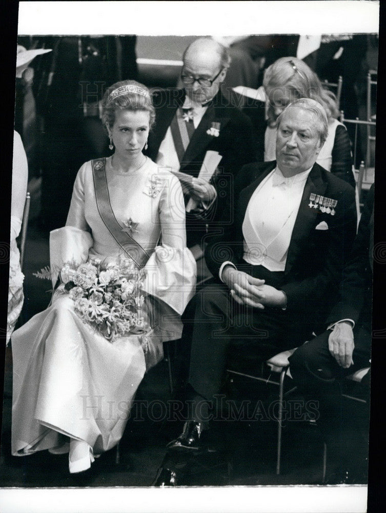 1972, Princess Anne Mr. Heath Prime Minister Guildhall Library - Historic Images