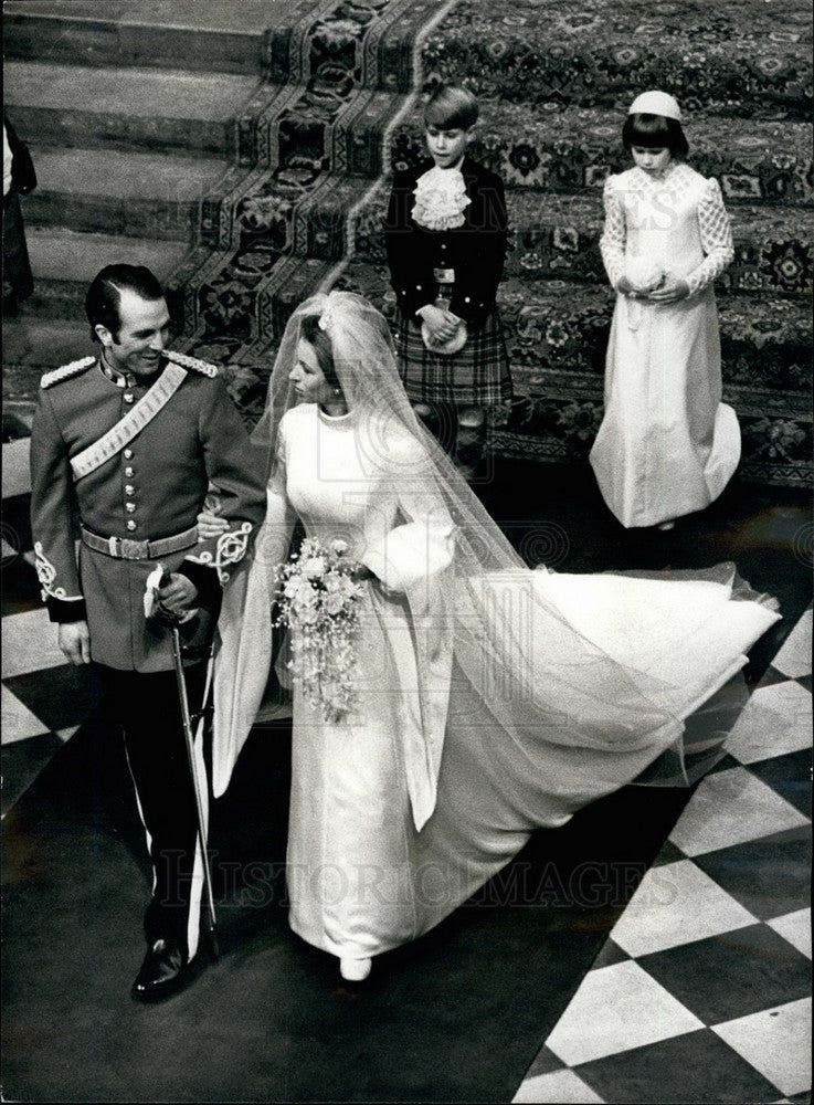 1973, Wedding of Princess Anne and Captain Mark Phillips - KSB17341 - Historic Images