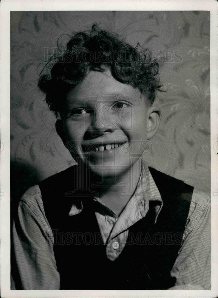 1950 Press Photo Terry Lee,played bank robber and got stuck in bankm vault-Historic Images