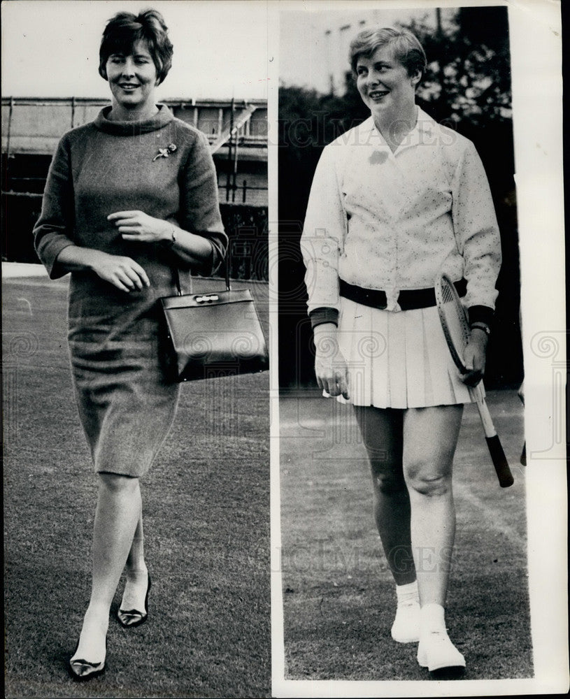 1965 Press Photo Tennis player Christine Truman - Historic Images