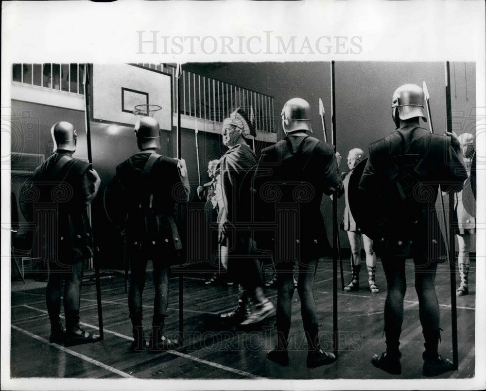 1960, Ex-R.S.M. Britain Drills Guard of honour for film Premiere - Historic Images