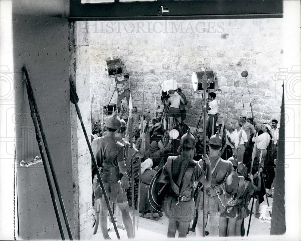 Press Photo Film scen in village of Ein Kerem - KSB18261-Historic Images