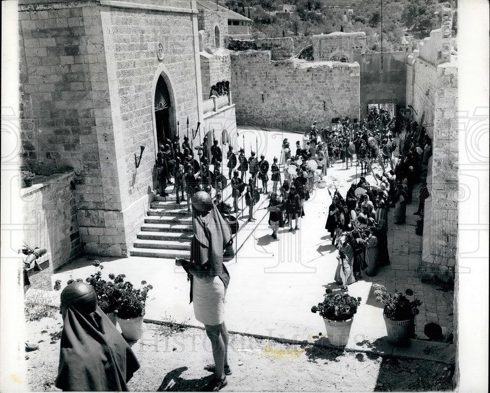 Homecoming party of King Saul in a film  - Historic Images