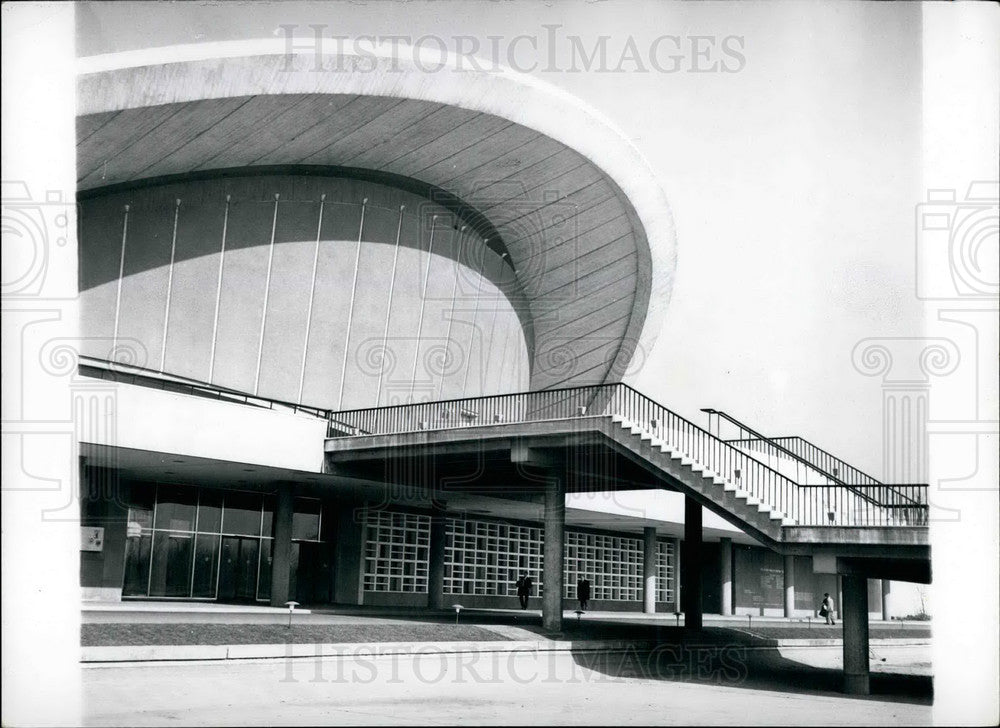 Press Photo Ultra Modern Conference Hall Exterior West Berlin - KSB18739- Historic Images