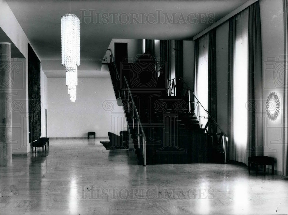 1959 Press Photo Staircase of Bellevue Castle in Berlin - Historic Images