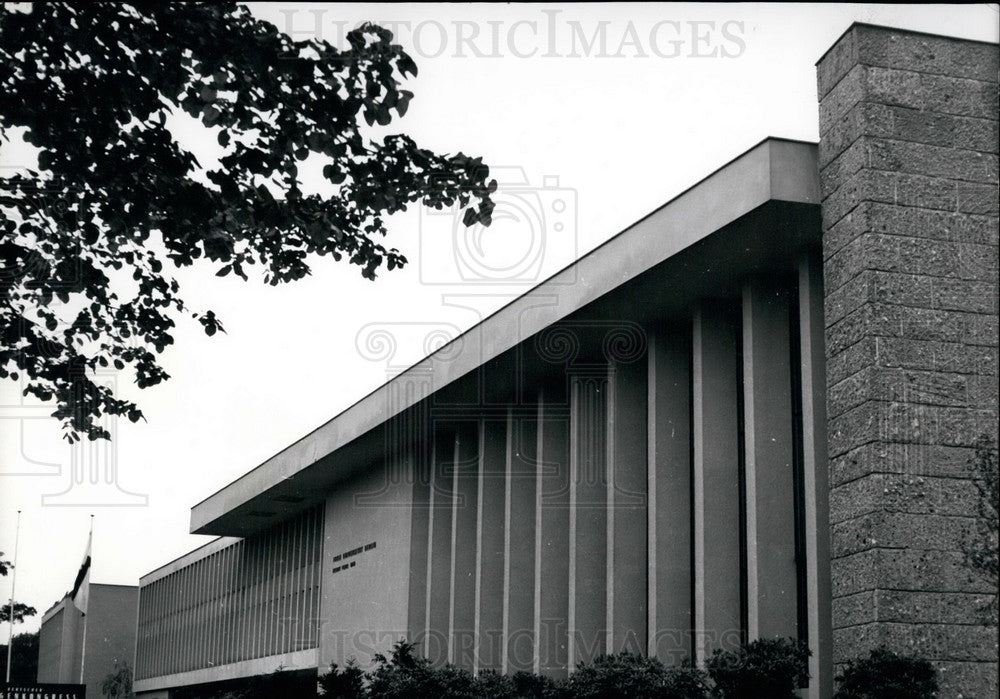 1958 Press Photo Free University West Berlin Exterior - KSB18815-Historic Images