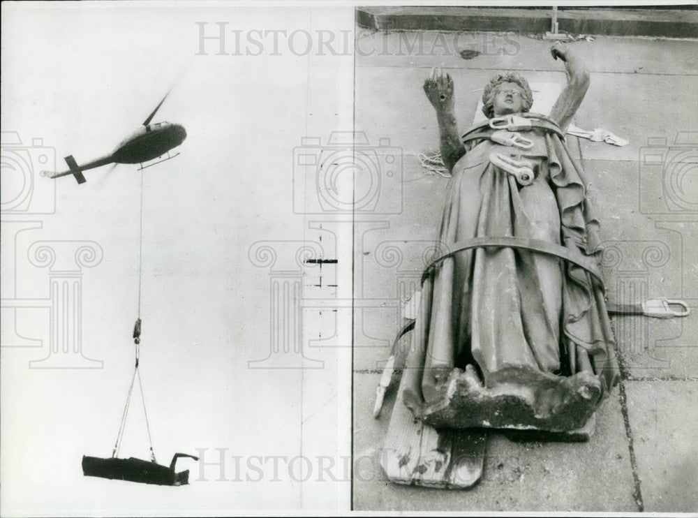 sculpture "Genius of Paris" of the Soulptor Christian Daniel Rauch - Historic Images