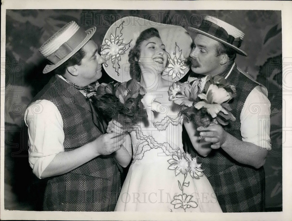 1952 Rehearsals for play "London Laughs"-Historic Images