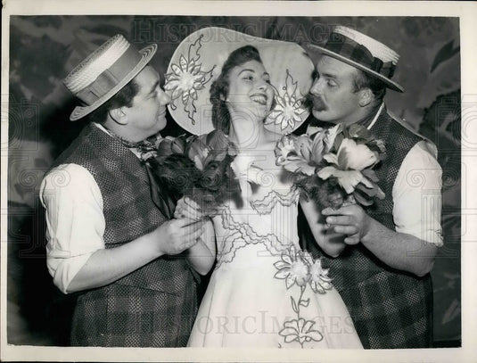 1952 Rehearsals for play 