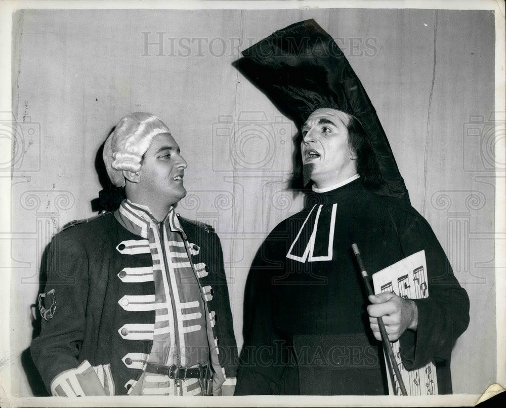 Press Photo Carlo Zampighi Marco Stafanoni Stoll Theater Opera Season - Historic Images