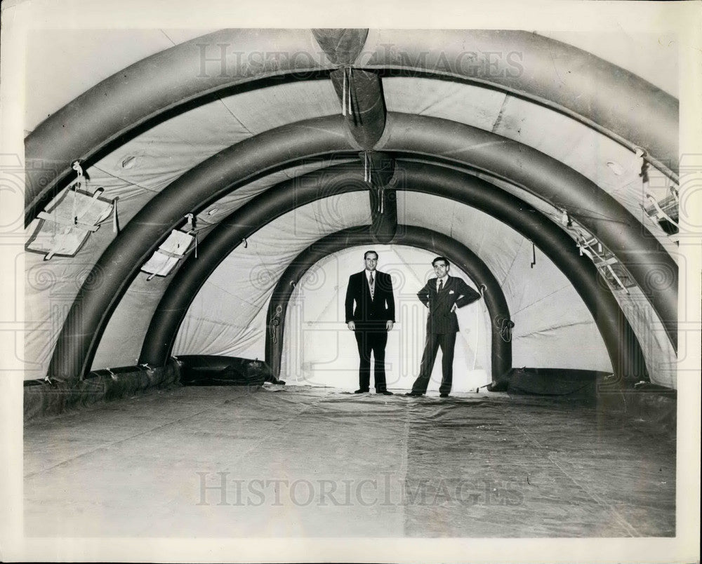 1956 Press Photo Huff and Puff and You'll Blow Your House Up - KSB19703 - Historic Images