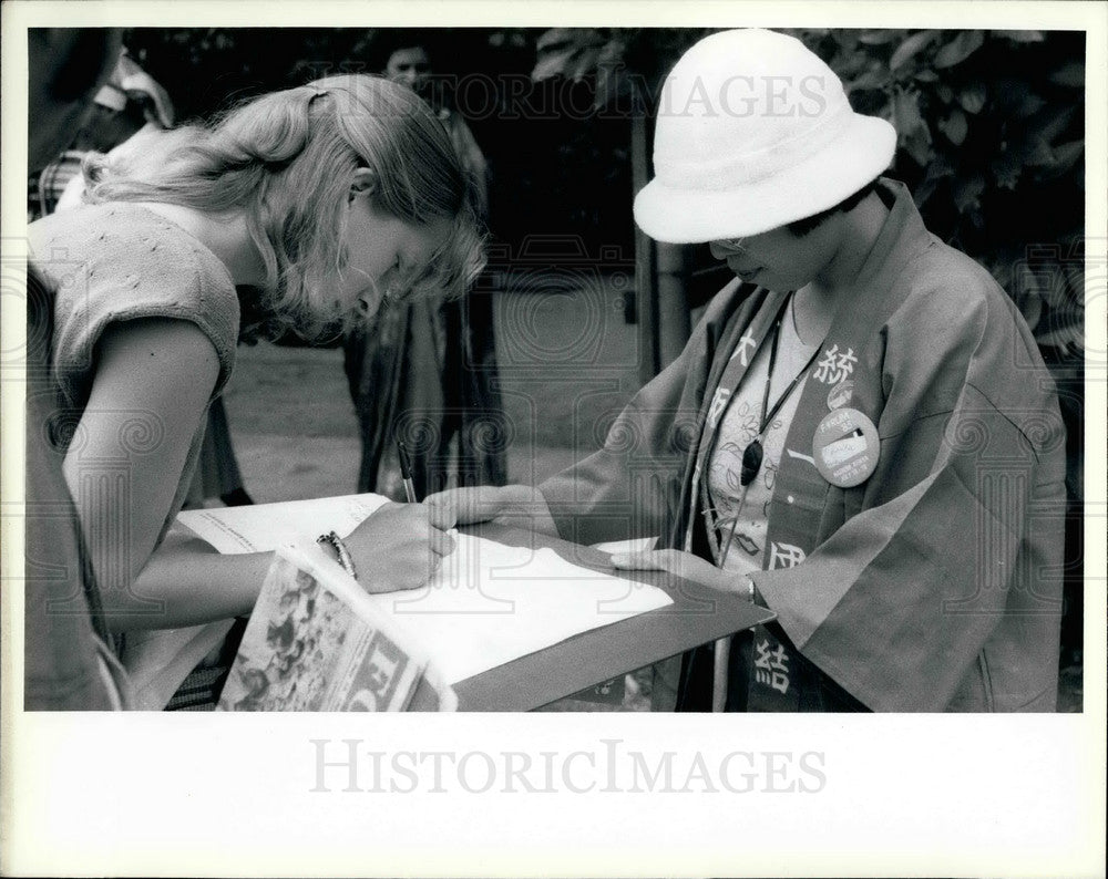 1985 Press Photo UN Decade for Women Conference - Historic Images