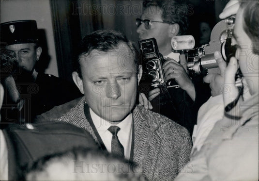1961, Peugeot kidnappers cross examined - KSB19729 - Historic Images