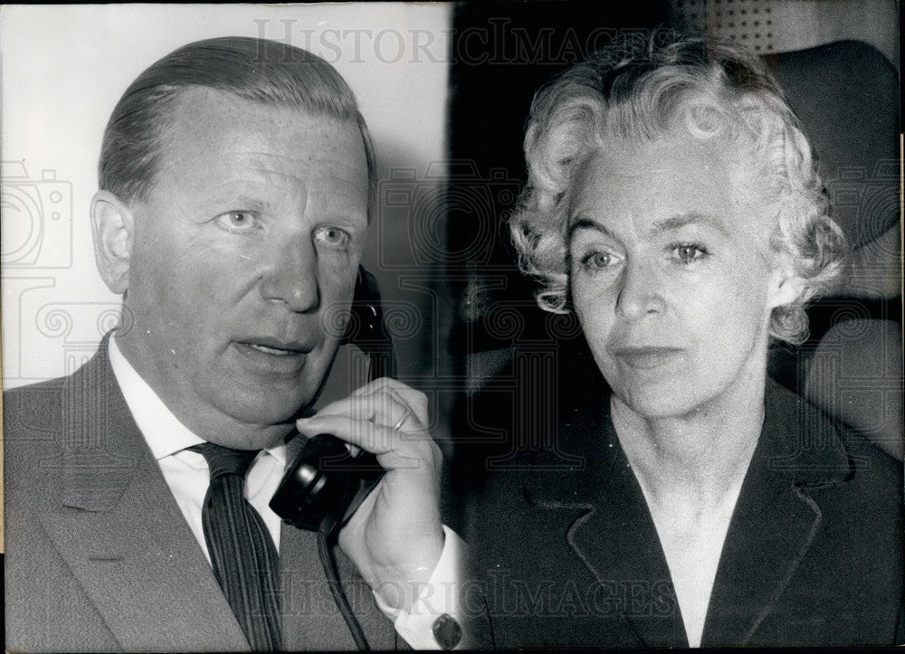 1965 Former Weapon-Dealer Hans Joachim Seidenschnur &amp; Vera Bruhne - Historic Images