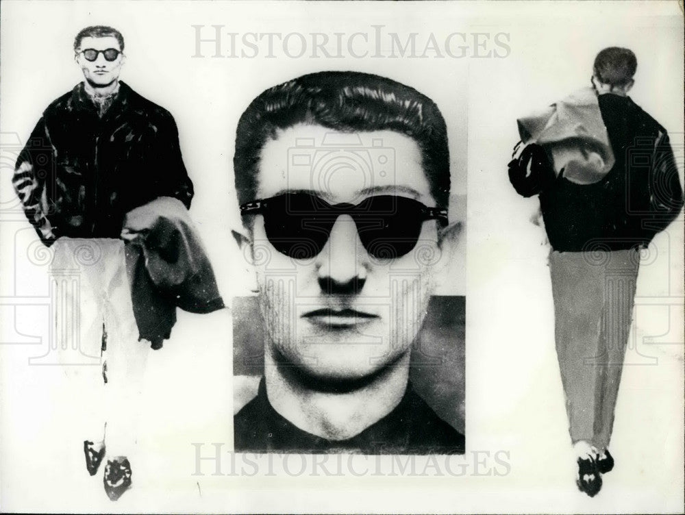 1965 Silhouette And A Portrait Of Presumed Child Kidnapper - Historic Images