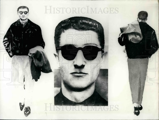 1965 Silhouette And A Portrait Of Presumed Child Kidnapper - Historic Images