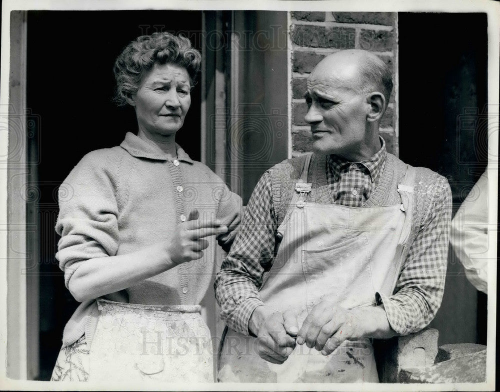 1961, Mrs. Margaret Mansfield and her husband - KSB19955 - Historic Images