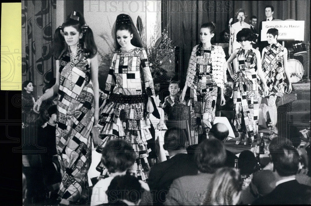 Press Photo European Fashion Schools Compete at St. Gall - Historic Images